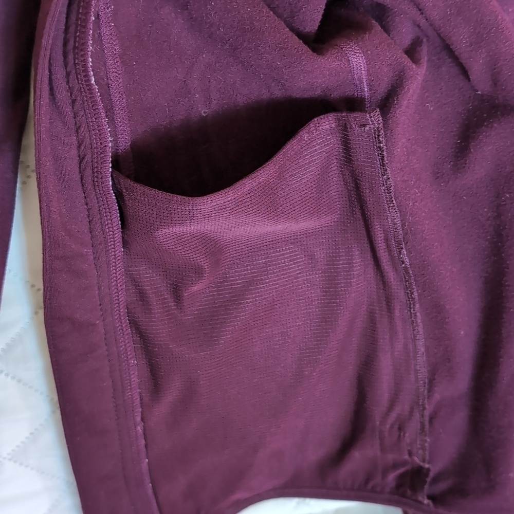 Fabletics Woman's JOJO Athletic Burgundy Rose Jacket,Size L. - Picture 8 of 11